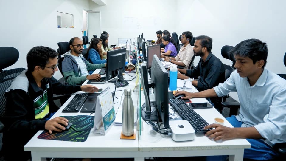 Team moments at Sripada Studios