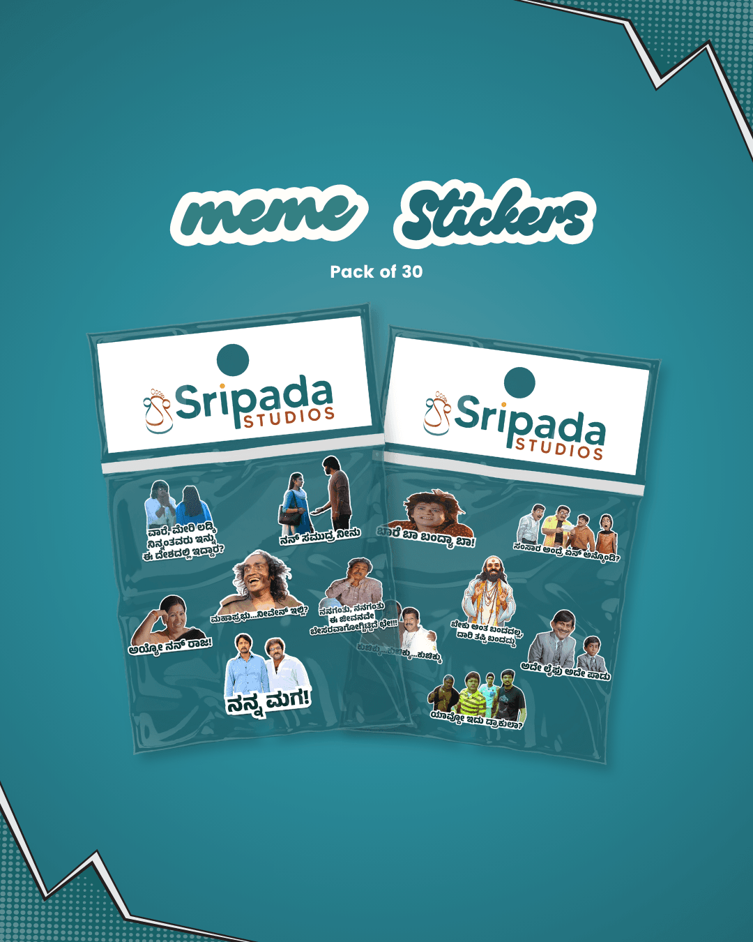 2026 SET 3 Meme Stickers Pack of 30